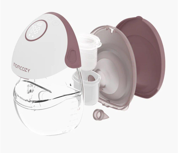 MOMCOZY Laktator podwójny bez użycia rąk  M9 Podwójny (Czerwony) - 1361055 - zdjęcie 3